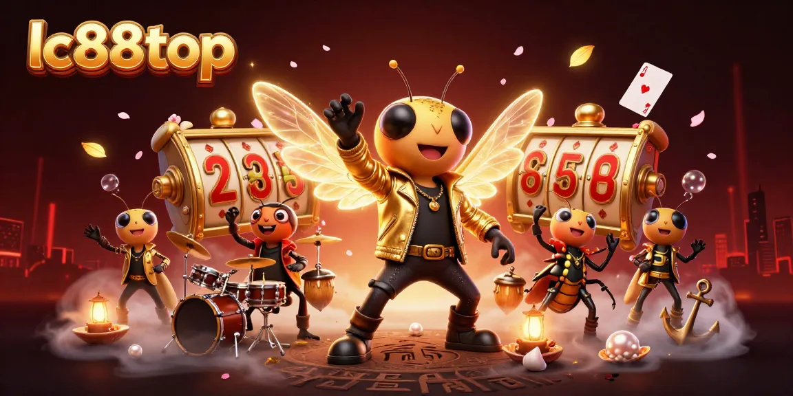 Experience thrilling gameplay at lc88top with colorful slot reels and dynamic characters.